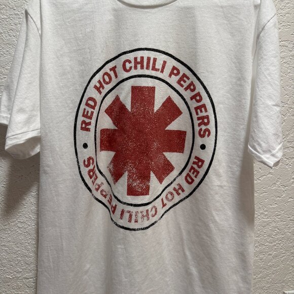 Red Hot Chili Peppers Logo T-shirt Men's Large - Picture 4 of 4